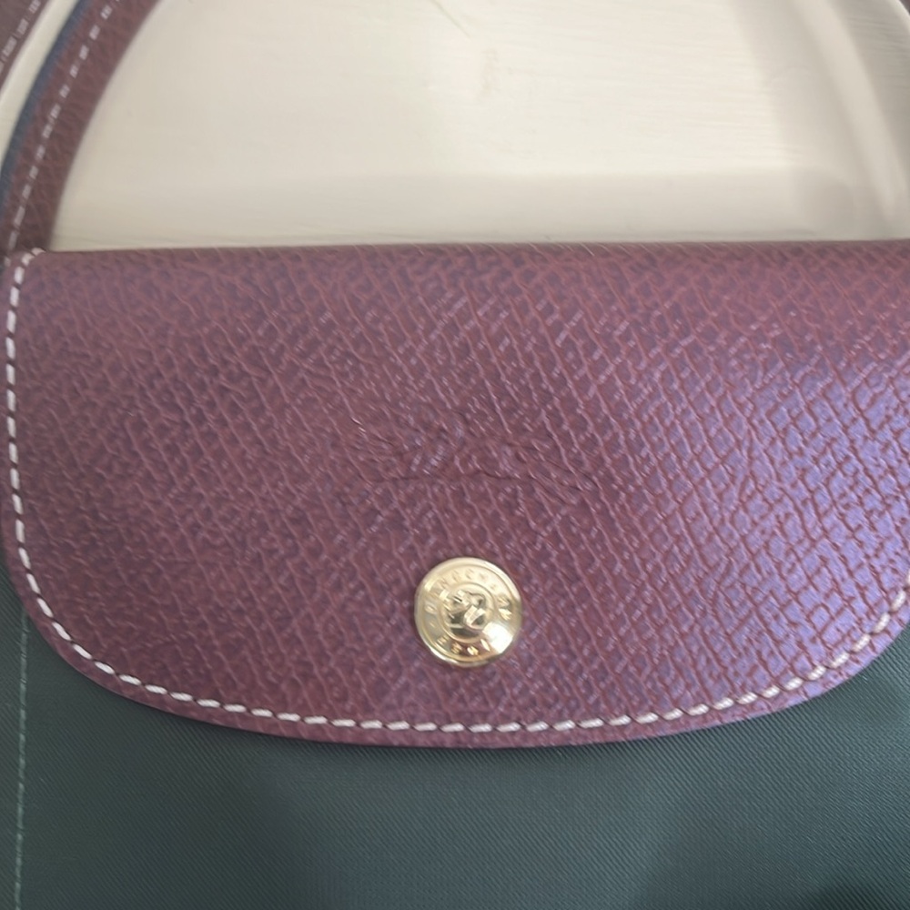 Longchamp Le Pliage Small Green Nylon Bag Tote - Picture 7 of 10
